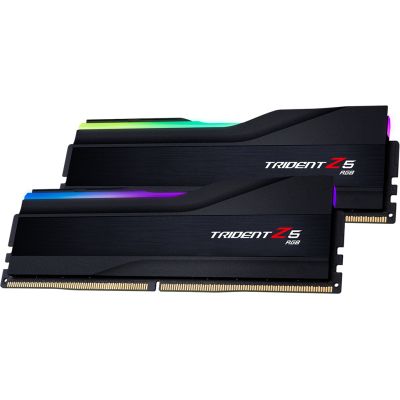 Модуль пам\'яті для комп\'ютера DDR5 32GB (2x16GB) 6400 Trident Z5 RGB Black G.Skill (F5-6400J3239G16GX2-TZ5RK)