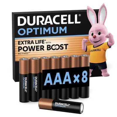 Батарейка Duracell Optimum AAA лужні 8 шт. в упаковці (5015602)