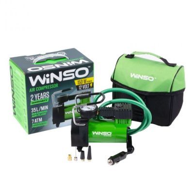 Автомобильный компрессор WINSO 7 Атм 35 л/мин (121000)