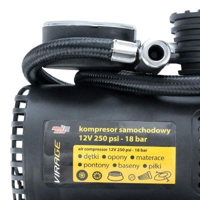 Автомобільний компресор VIRAGE 12V 250 Psi 18 Атм (93-015)