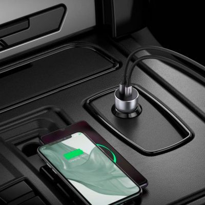 Зарядное устройство Ugreen 1xUSB-C + 1xUSB QC3.0 60W CD213 gray (60980)