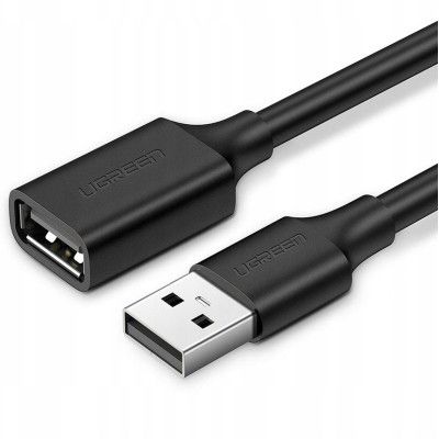Дата кабель USB 2.0 AM/AF 5.0m US103 Black Ugreen (10318)