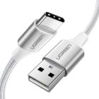 Дата кабель USB 2.0 AM to USB-C 1.5m 3.0A 18W US288 White Ugreen (60132)