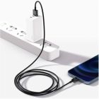 Дата кабель USB 2.0 AM to Lightning 1.0m 2.4A Superior Series Black Baseus (CALYS-A01)