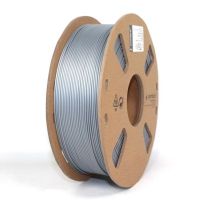 Пластик для 3D-принтера Gembird PLA+, 1.75 мм, 1 kg, silver (3DP-PLA+1.75-02-S)