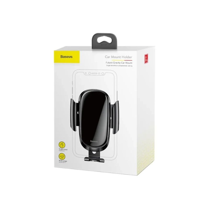 Универсальный автодержатель Baseus Future Gravity Car Mount Black (SUYL-WL01)
