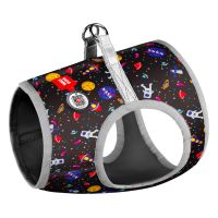 Шлей для собак WAUDOG Clothes с QR паспортом "NASA" S1 (2920)