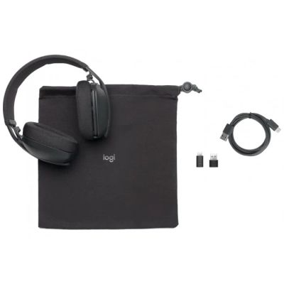 Наушники Logitech Zone Vibe for Business Wireless UC Graphite (981-001199)
