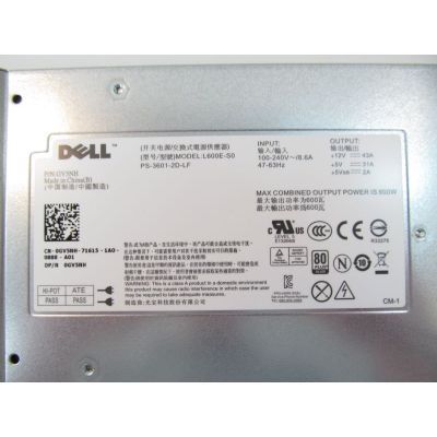 Блок питания Dell 600W H600E-S0, PS-3601-2D-LF T307M REF (# GV5NH/REF #)