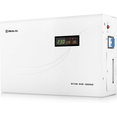 Стабилизатор напряжения REAL-EL STAB WM-10000 (EL122400015)