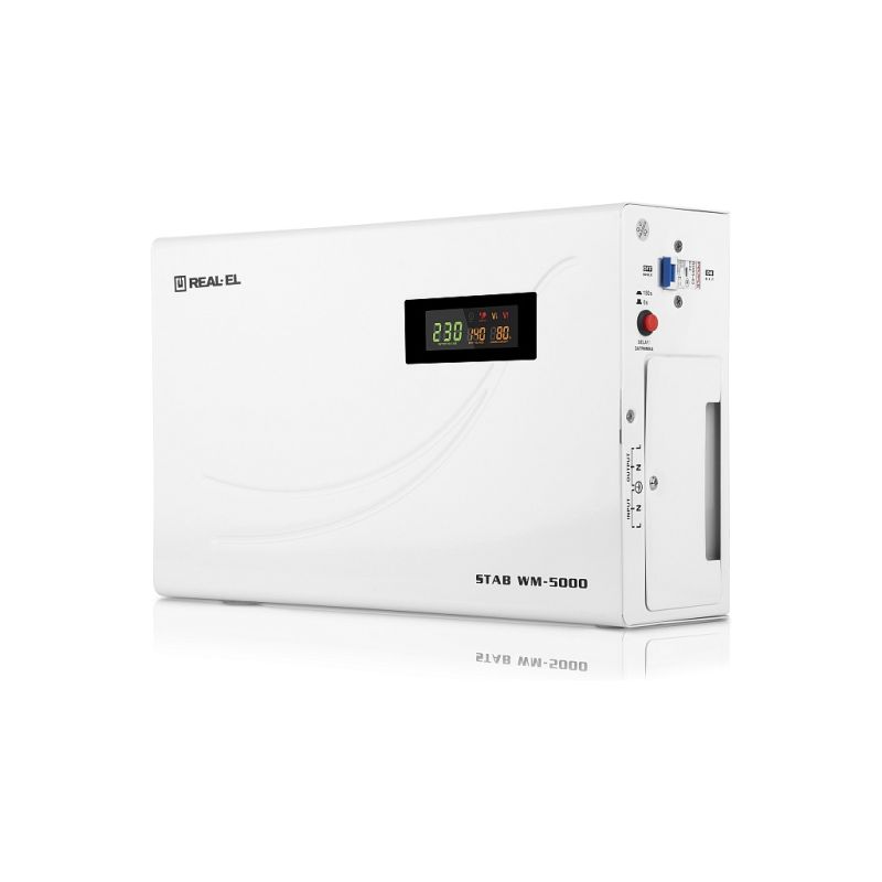 Стабилизатор напряжения REAL-EL STAB WM-5000 (EL122400014)