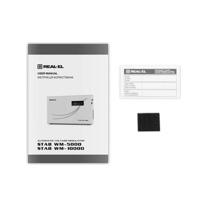 Стабилизатор напряжения REAL-EL STAB WM-5000 (EL122400014)