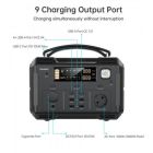 Зарядная станция Choetech (BS004-EU-BK), 500W (BS004-EU-BK)