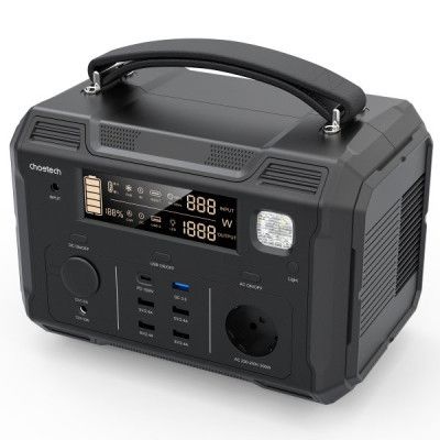Зарядная станция Choetech (BS004-EU-BK), 500W (BS004-EU-BK)
