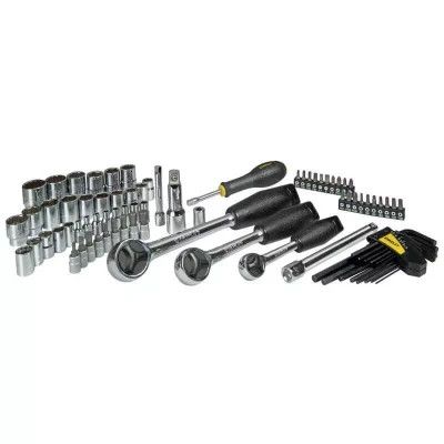 Набор инструментов Stanley Maxi-Drive торцевых 1/4", 3/8", 1/2", 80 предм. (STHT0-73930)