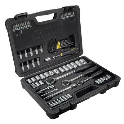 Набор инструментов Stanley Maxi-Drive торцевых 1/4", 3/8", 1/2", 80 предм. (STHT0-73930)