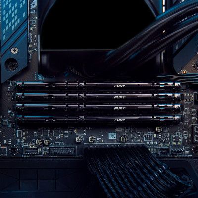 Модуль памяти для компьютера DDR5 16GB (2x8GB) 5600 MHz Beast Kingston Fury (ex.HyperX) (KF556C36BBEK2-16)