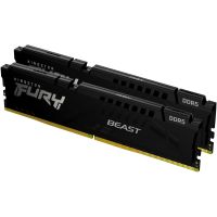 Модуль пам\'яті для комп\'ютера DDR5 64GB (2x32GB) 6000 MHz Beast Black EXPO Kingston Fury (ex.HyperX) (KF560C36BBEK2-64)