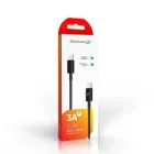 Дата кабель USB-C to USB-C 1.0m 20W (CC-03B) Black Grand-X (CC-03B)