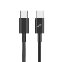 Дата кабель USB-C to USB-C 1.0m 20W Black Grand-X (CC-03B)