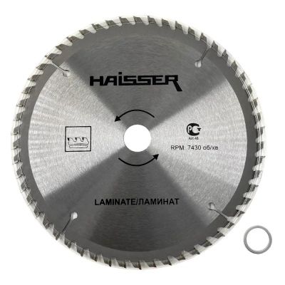 Диск пильний HAISSER по ламінату - 190х30 54 зуб. (16485)