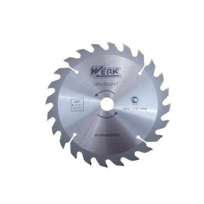 Диск пильний Werk по дереву - 185x20 24 зуб. (118496)