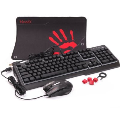 Комплект A4Tech Bloody B1700 USB Black (4711421980401)