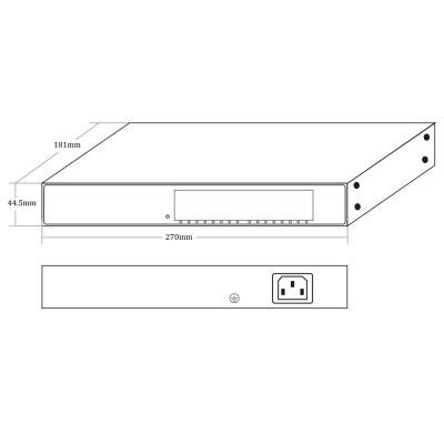 Коммутатор сетевой Onv (ONV-H1016)
