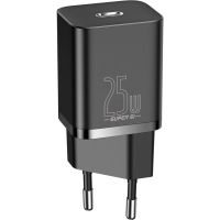 Зарядное устройство Baseus 1xUSB 25W (USB-C) + Cable Type-C black (TZCCSUP-L01)