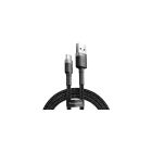 Дата кабель USB 2.0 AM to USB-C 3.0m 2A Gray-Black Baseus (CATKLF-UG1)