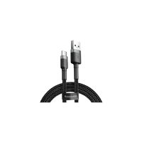 Дата кабель USB 2.0 AM to USB-C 3.0m 2A Gray-Black Baseus (CATKLF-UG1)