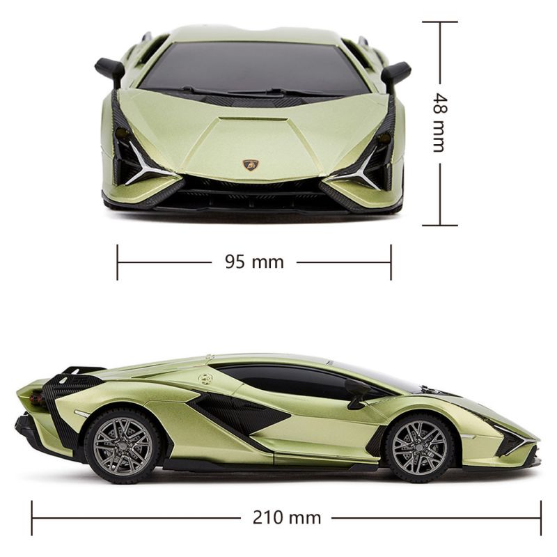 Радиоуправляемая игрушка KS Drive Lamborghini Sian 1:24, 2.4Ghz зеленый (124GLSG)