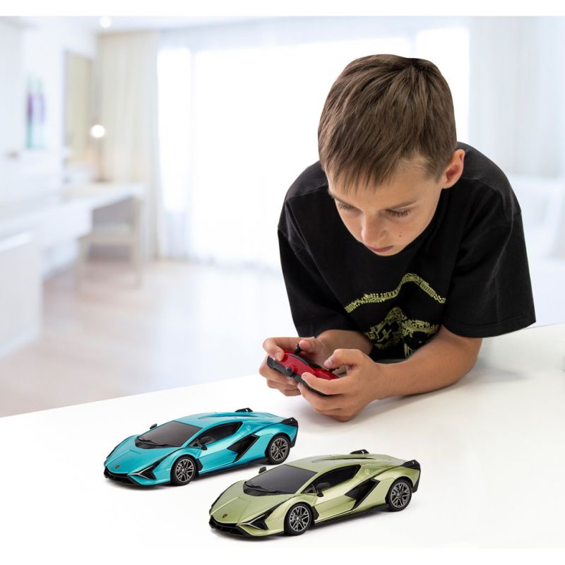 Радиоуправляемая игрушка KS Drive Lamborghini Sian 1:24, 2.4Ghz зеленый (124GLSG)