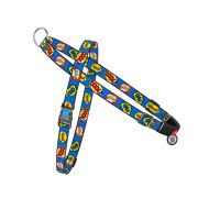 Шлея для собак WAUDOG Nylon з QR-паспортом "ВАУ" S (5463)