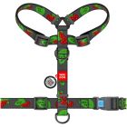 Шлей для собак WAUDOG Nylon с QR паспортом анатомическая H-образная "Калина" L (5160-0228)