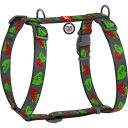 Шлея для собак WAUDOG Nylon з QR паспортом анатомічна H-подібна "Калина" L (5160-0228)