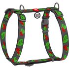 Шлей для собак WAUDOG Nylon с QR паспортом анатомическая H-образная "Калина" L (5160-0228)