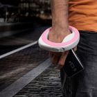 Повідець для собак WAUDOG R-leash світловідбиваюча стрічка XS-M до 40 кг 2.9 м рожевий (81277)