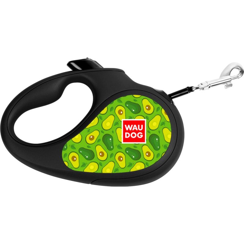 Поводок для собак WAUDOG R-leash Авокадо светоотражающая лента S 5 м (8124-0048-01)