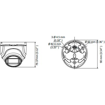 Камера відеоспостереження Hikvision (DS-2CE76U1T-ITMF (2.8)