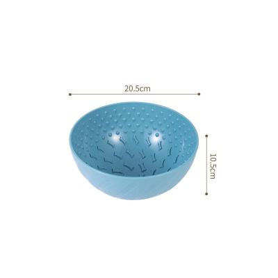 Посуда для собак WahoPet Миска для медленного кормления 200 мл голубая (2700000023679)
