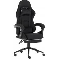 Крісло ігрове GT Racer X-2324 Black Suede (X-2324 Fabric Black Suede)