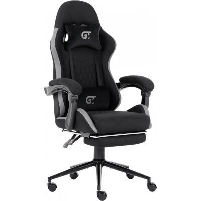Кресло игровое GT Racer X-2324 Black/Gray (X-2324 Fabric Black/Gray)