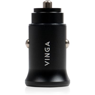 Зарядное устройство Vinga 40W PD 2xUSB-C (20W+20W) Car Charger (VCPCCCC40)