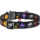 Ошейник для животных WAUDOG Nylon с QR паспортом NASA металлическая пряжка-фастекс S (5119)