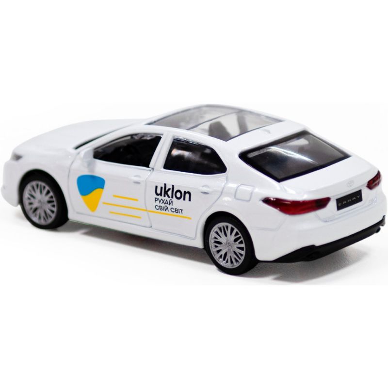 Масштабная модель автомобиля TechnoDrive Toyota Camry Uklon (белый) (250291)