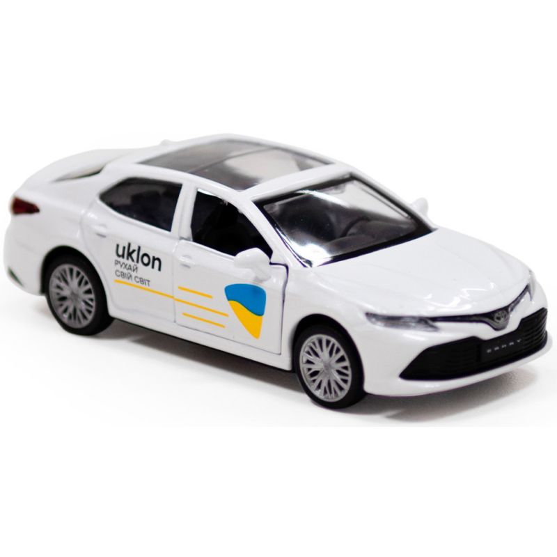 Масштабная модель автомобиля TechnoDrive Toyota Camry Uklon (белый) (250291)