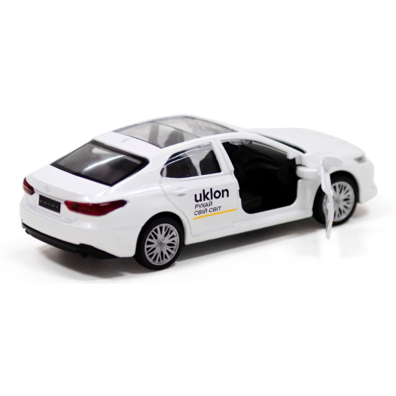 Масштабная модель автомобиля TechnoDrive Toyota Camry Uklon (белый) (250291)