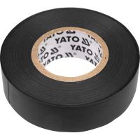 Ізоляційна стрічка Yato 19мм х 20м чорна (YT-8165)