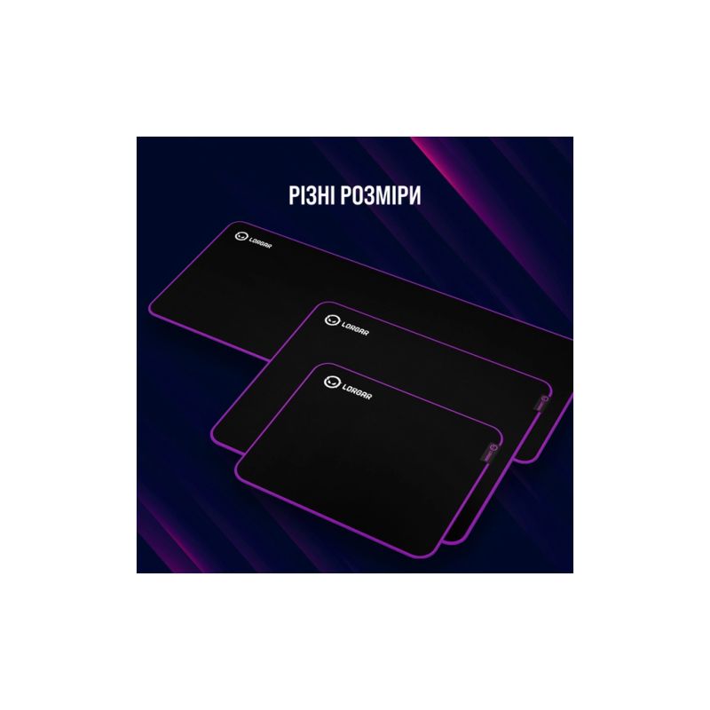 Коврик для мышки Lorgar Main 315 Black/Purple (LRG-GMP315)